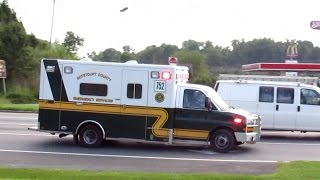preview picture of video 'BCES Medic 752 Responding 9/4/14, Air Horns'
