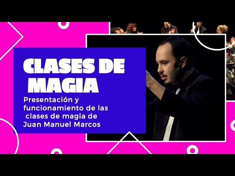 Clases de magia del mago Juan Manuel Marcos.