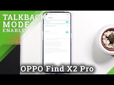 Turn On / SetUp Talkback Option - Accessibility Settings on OPPO Find X2 Pro