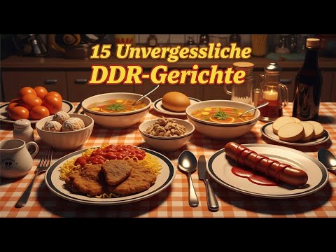 15 unvergessliche DDR Gerichte – So schmeckte unsere Kindheit!