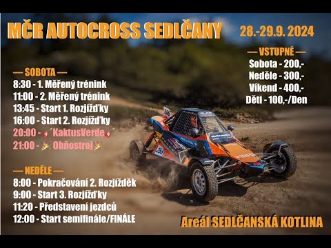 ZÁZNAM | MČR Autokros Sedlčany (NEDĚLE 29.9.2024)