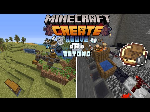 create above and beyond - how to make an andesite machine farm!