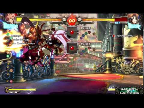 Guilty Gear Xrd REV 2 baiken  throw options