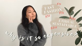 why is sustainable fashion so expensive?