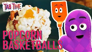 Snack Time: Popcorn Basketballs | Healthy Snacks for Toddlers | Cartoons for Preschoolers |