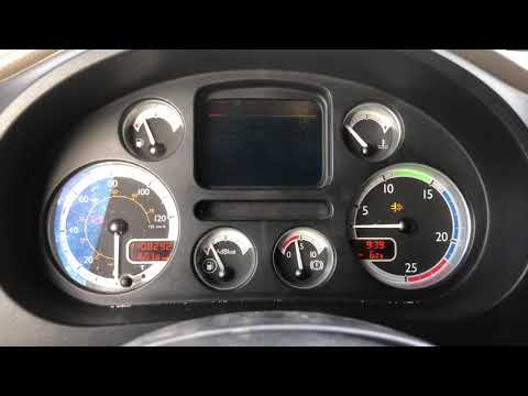 Daf XF 105 410 cold start -6C 1.1 million KM