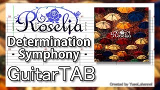 【TAB】Determination Symphony  - Roselia【BanG Dream!】