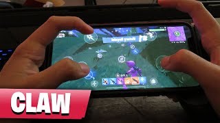 fortnite mobile claw is mad op if you learn how to lol - fortnite mobile 4 finger claw hud ipad
