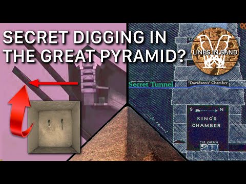 Secret Digging in the Great Pyramid? | RARE photos | Lines in Sand