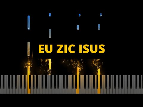 Eu zic Isus - Instrumental Pian - Negativ Pian - Tutorial