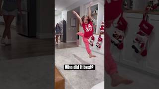 WAIT FOR DAD AT THE END 😂 #dancechallenge #tricks #dancers #familyfun