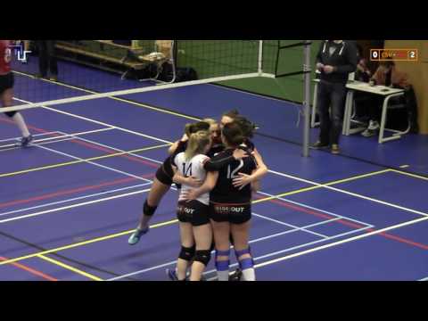 Volleybal Dames 3e div B: C.S.V. D1 - Leevoc D1 [10-02-2017]