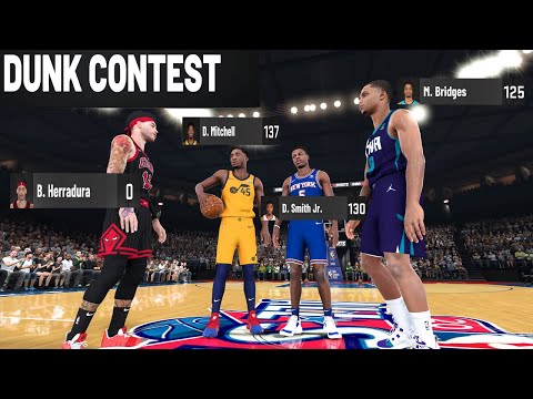2021 NBA DUNK CONTEST Epic Fail 0 score | 1st Appearance | 2K20 My Career Ep.125