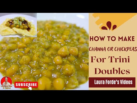 How To Make Channa or Chickpeas For Trini Doubles