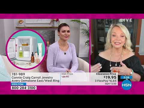 Connie Craig Carroll Jewelry Avery Gemstone East/West Ha...