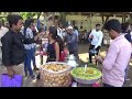 Mumbai Girl Enjoying Pani Puri Golgappa At Street With Friends