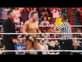 Raw John Cena Vs The Miz WWE Championship Match