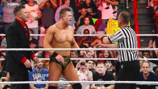 Raw: John Cena vs The Miz - WWE Championship Match