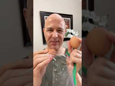 Here’s an 🥚EggCellent Trick for Your Hard Boiled Eggs!  Dr. Mandell
