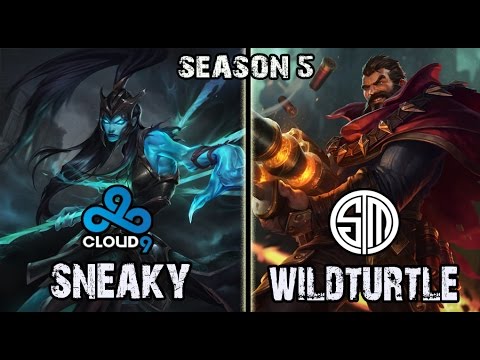C9 Sneaky Kalista vs WildTurtle Graves ADC Ranked Challenger NA