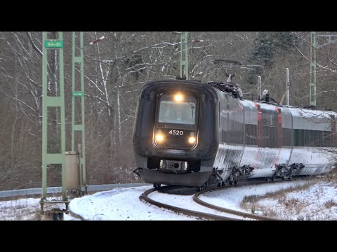 Tåg i Karlshamn och Vekerum | Vinter 2021