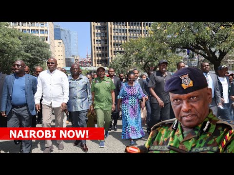 CBD LIVE! GACHAGUA, MATIANGI, KALONZO & OPPOSITION STORMS IG KANJA'S OFFICE  AFTER SUNDAY'S ATTACK!