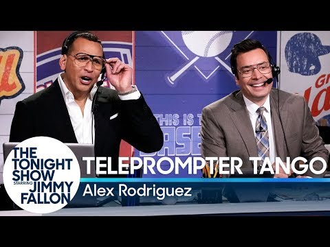アレックス・ロドリゲスとのテレプロンプター・タンゴ (Teleprompter Tango with Alex Rodriguez)