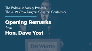 Click to play: Opening Remarks from Hon. Dave Yost
