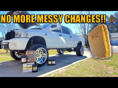 PPE DEEP DISH 68RFE TRANS PAN INSTALL!!! || AMSOIL OIL CHANGE!