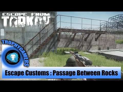 Escape from Tarkov : Customs Location - How to Escape To Passage Between Rocks Extraction Point