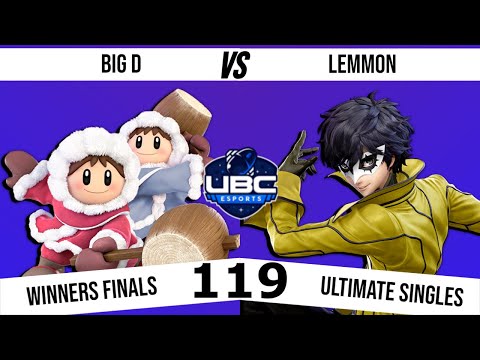 UBC Weekly #119 - Winners Final - Big D (Ice Climbers) Vs. Lemmon (Joker) - SSBU