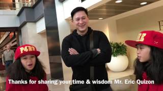 AmeliaAndAdinah interview Talented & Kind Filipino Movie Star Eric Quizon & moments of day video