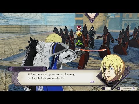 Fire Emblem: Three Houses - Dimitri Vs Hubert Unique Dialogue At Enbarr
