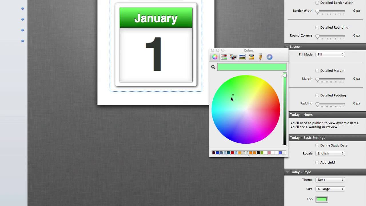 Today Stack for Rapidweaver