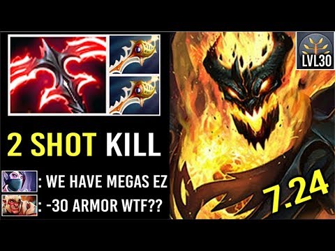 DESOLATOR LEVEL 2 + 2x RAPIER 2 Shot Kill Pro SF vs Megas Crazy Def Comeback -30 Armor 7.24 Dota 2