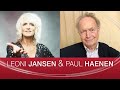 Paul Haenen en Leoni Jansen op de borrel