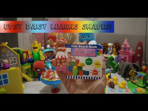 In the Night Garden Upsy Daisy learns shapes book!