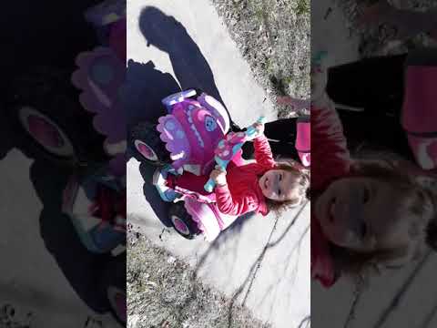 Girls Riding the quad