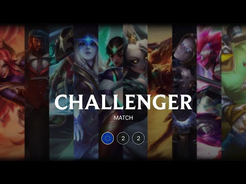 EUW Challenger match 22 - 7763 LP 91 kills