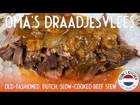 How to Make Draadjesvlees – Dutch Slow-Cooked Beef Stew | Authentic Family Recipe