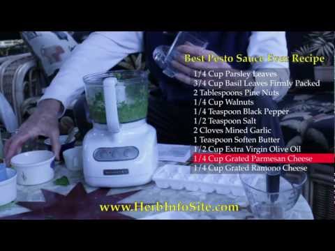How to Make the Best Pesto Sauce Recipe Ever!