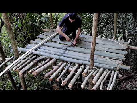 Construindo casa sobre as árvores, sobrevivendo sozinho na floresta , sobrevivência , Episódio 39.