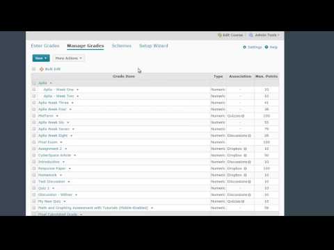 Using Adjusted Final Grades D2l 10 3