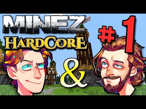 Minecraft MineZ HC #2! - Part 1 (Ft. ProJared & Brutalmoose!)