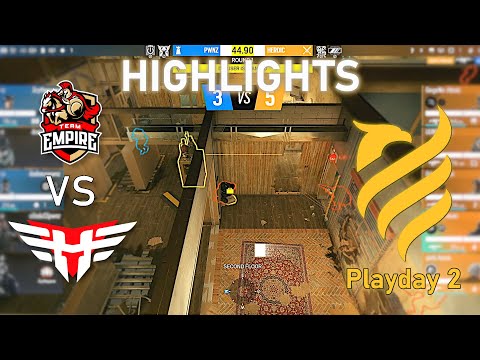 DESTROYED! New PWNZ vs New Heroic - HIGHLIGHTS - Playday 2 - EUL 2022 Stage 1 - R6 Esport