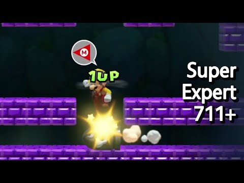 Super Expert Endless 711+ Clears in Mario Maker 2