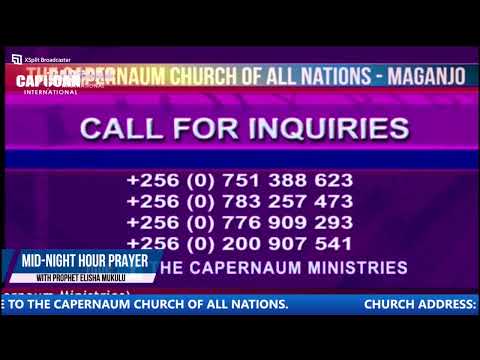 CAPCOAN | MID-NIGHT HOUR PRAYERS | PROPHET ELISHA MUKULU | 5TH NOV  2022 (SAT)