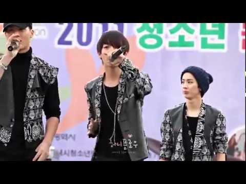111029  FanCam  Teen Top _ L.Joe (rap part) ღ Brushing @ youth culture festival.flv