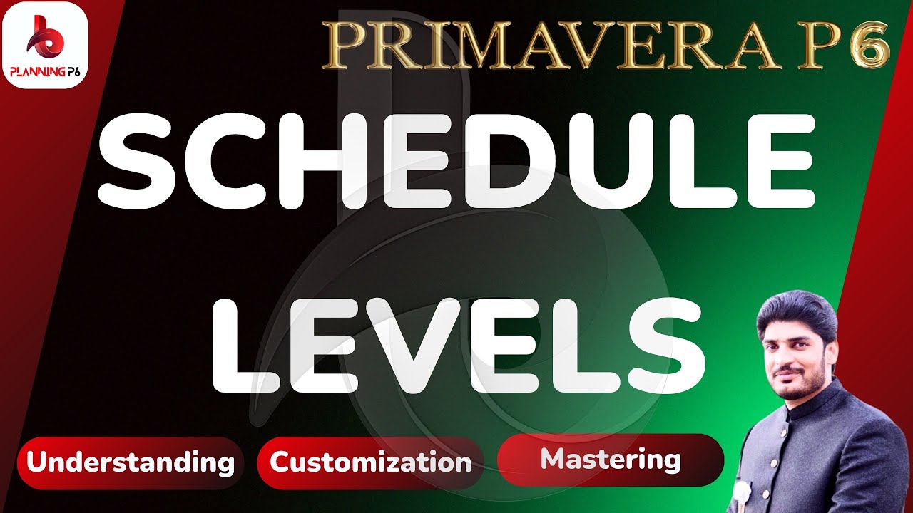 What are schedule levels in Primavera P6 | Understanding Schedule levels & How to Customize in #P6 |