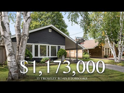 $1,173,000 - Gorgeous Updated Family Home - 33 Tromley Drive, Etobicoke
